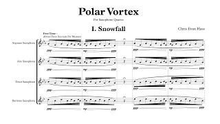 Polar Vortex for Saxophone Quartet (Perusal Score) - Sinta Quartet