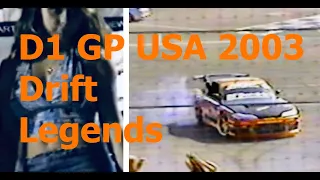 D1 GRAND PRIX USA 2003 Part 1 RARE Footage of the JDM import DRIFTING Legends. S15, AE86, 240SX