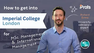 HOW TO GET INTO MSC MANAGEMENT & INTERNATIONAL MANAGEMENT AT IMPERIAL