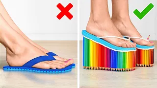 INCREDIBLE SHOE IDEAS AND USEFUL FEET HACKS