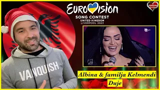 Reaction 🇦🇱: Albina & familja Kelmendi - Duje / Eurovision 2023 Albania (Final Live Performance)