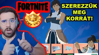 MEGSZERZEM a KORRA SKIN-t a Fortniteban! | Fortnite random SQUAD és TRIO menetek