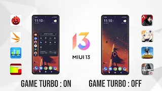 Can Game Turbo Improve Game Performance? 🤔 MIUI 13.0.4 GAME TURBO: ON vs GAME TURBO: OFF