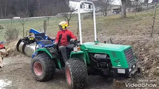 Brennholz machen! Teil 2 schneiden rücken und spalten