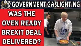 Government Tries To Revise Oven Ready Brexit Deal