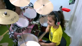 System Of A Down - Toxicity ( Drum cover ) Eduarda Henklein (5 Years-old)