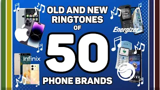 🎵OLD AND NEW RINGTONES OF 50 PHONE BRANDS🎵 #Nostagia