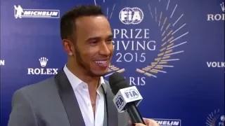 2015 FIA Prize Giving - Lewis Hamilton Interview