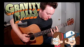 Gravity Falls Theme --- Fingerstyle Guitar Cover + Free Tabs {Jacob Neufeld}