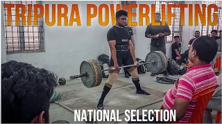 POWERLIFTING//SELECTION FOR NATIONAL//TRIPURA