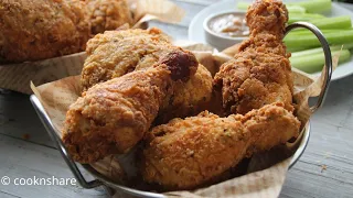 Crispy Fried Chicken With 11 Herbs and Spices - This Will Blow Your Mind