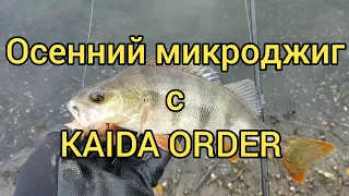 Котловой окунь поздней осенью? Микроджиг с Kaida  Order 210  0.5 - 3.0 гр.