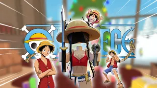 Playing MM2 as Luffy From One Piece