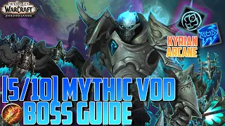 MYTHIC BOSS GUIDE | First 5 Sanctum of Domination Bosses: Kyrian Arcane Harmony Mage - Shadowlands