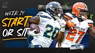 Week 14: MUST Start or Sit | Playoff Lineup Advice + Surprising FLEX Options (2021 Fantasy Football)