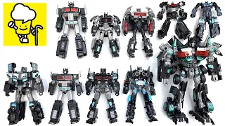 Different Transformers Nemesis Prime Optimus Prime Movie ランスフォーマー 變形金剛 Robots to Vehicles