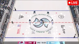 NHL LIVE🔴 Seattle Kraken - Colorado Avalanche | Game 7 - 30th April 2023 | NHL Full Match - NHL 23