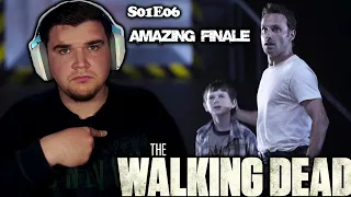 FIRST TIME WATCHING AMAZING FINALE - The Walking Dead Season 1 Episode 6 TV Series Reaction