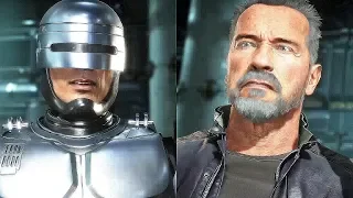 Mortal Kombat 11 - ROBOCOP vs TERMINATOR Gameplay Full Fight (1080p 60fps)