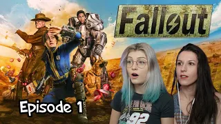 GAMER GIRLS watch Fallout (ep.1) for the first time 😳