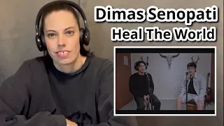 AMERICAN REACTS TO DIMAS SENOPATI | HEAL THE WORLD