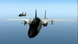 US F-14 Tomcats VS Libyan Mig-23 Floggers