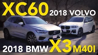 2018 Volvo XC60 R-Design vs BMW X3 M40i Comparison
