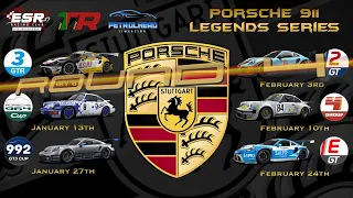 Live Feb 3rd 17:00 ET - Porsche 911 Legends Round 4 - PORSCHE 911 GT2 RS CLUBSPORT @ LausitzRing GP