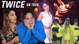 So... TWICE Concerts are HOT! Waleska & Efra react to TWICE World Tour Performance