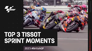 Top 3 Tissot Sprint Moments! 🌧️ | 2023 #BritishGP