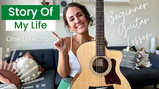 Story Of My Life Guitar Lesson Tutorial - One Direction [EASY chords + strumming + singing]