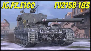 Jg.Pz.E100 & FV215b 183 ● WoT Blitz