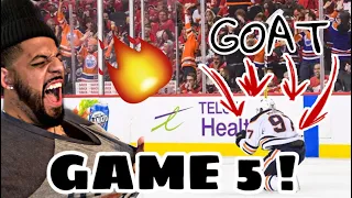 BATTLE OF ALBERTA GAME 5 • Oilers Vs Calgary Flames • Stanley Cup Playoffs 2022 ! (REACTION)