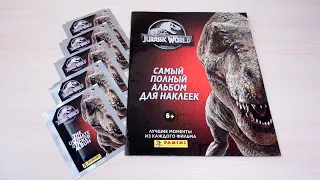 PANINI Jurassic World Anthology. Обзор журнала и первые наклейки