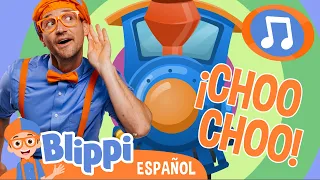 Sube al Tren Expreso de Blippi 🎵 Blippi Español - Canciones para niños (compilación de 10 minutos)