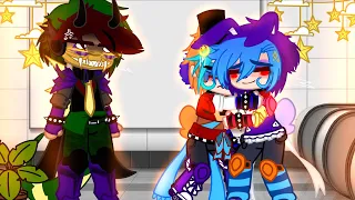 Freddy tries skating? || ft. GlamRock Bonnie || Original || Omg, Bon’s a sweetheart- 😭💗