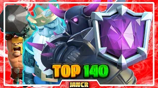 TOP LADDER PUSH WITH PEKKA BRIDGE SPAM AGAINST HARD MATCHUPS IN CLASH ROYALE 🔥😈