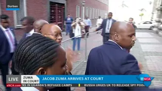 #ZumaCharges - The former President arrives