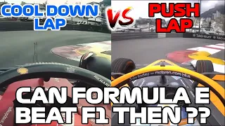 Is F1 Cool Down Lap STILL FASTER Than FORMULA E??