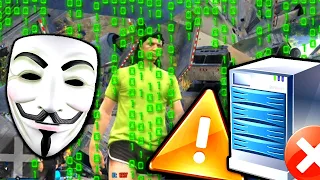 UN HACKER ROMPE UN SERVIDOR DE GTA V ROLEPLAY