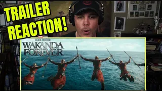 Black Panther: Wakanda Forever | Official Teaser TRAILER REACTION! (Marvel Studios)