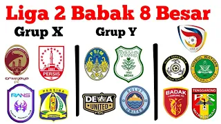 Resmi Grup Babak 8 besar Liga 2 / Drawing Grup 8 Besar Liga 2 2021/2022