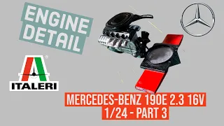 Mercedes-Benz 2.3 16V | 1:24 scale | Part 3: Engine detail