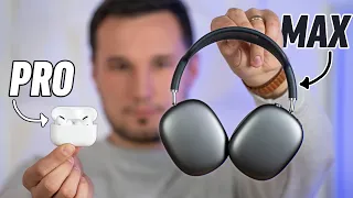 AirPods Max vs AirPods Pro - Are They Worth $300 More?