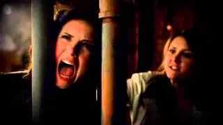 Elena tries to kill Katherine! Full Scene (TVD 4x22: The Walking Dead)