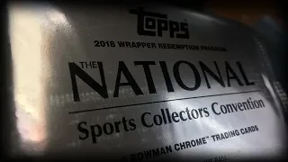 2018 Topps Wrapper Redemption National Exclusive Pack Rip