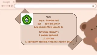 Tutorial Membuat Google Formulir, QR Code, serta Sertifikat Terkirim Otomatis Melalui E-mail