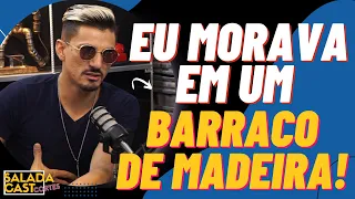 LÉO NASCIMENTO MORAVA EM UM BARRACO! ✂️ SALADACAST  #podcast  #cortespodcast #podcastbrasil