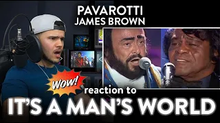 Pavarotti, James Brown Reaction It's A Man's World (This is LEGENDARY) | Dereck Reacts