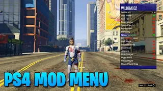 GTA5 PS4 FUN WITH MOD MENU! (PS4 STORY MODE MODS)